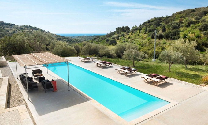 Avola Villa | Wonderful private villa with private pool, A/C, WIFI, TV, terrace, panoramic view and parking