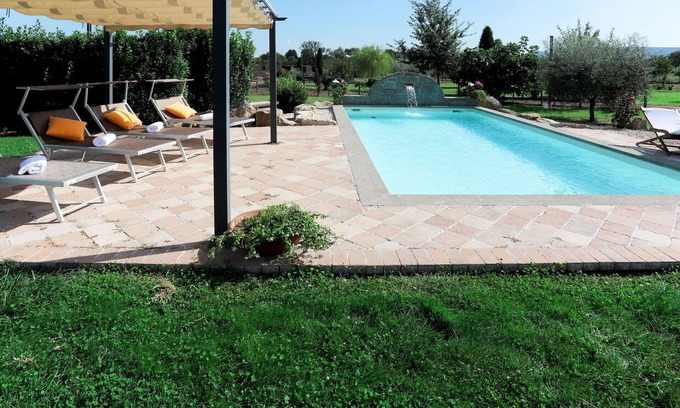 Sutri Villa | Wonderful private villa for 5 people with WIFI, private pool, A/C, TV, terrace and panoramic view