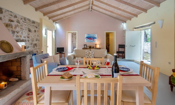 Mpogdanatika House | Wonderful villa in a secluded location with an outdoor pool and private gardens.