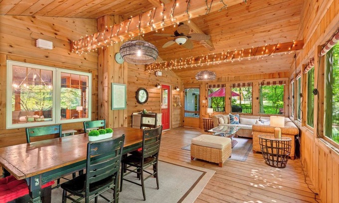 Michigan City House | Wooded Retreat in Michiana Shores