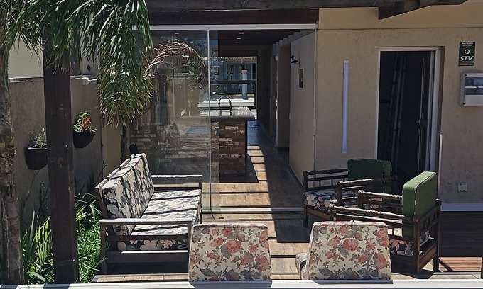 Xangri-La House | Xangri-lá/Capão da Canoa/Atlântida.Beach house Swimming pool, gourmet kitchen, Cinema