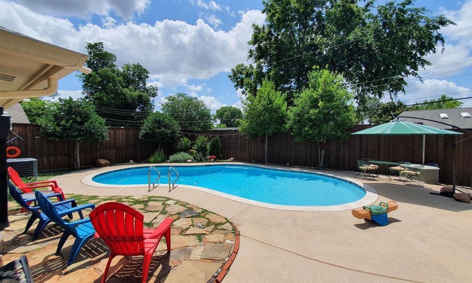 Far North Dallas House | Your Spacious Private Getaway with Pool , 5 bedrooms, sleeps up to 12 guests