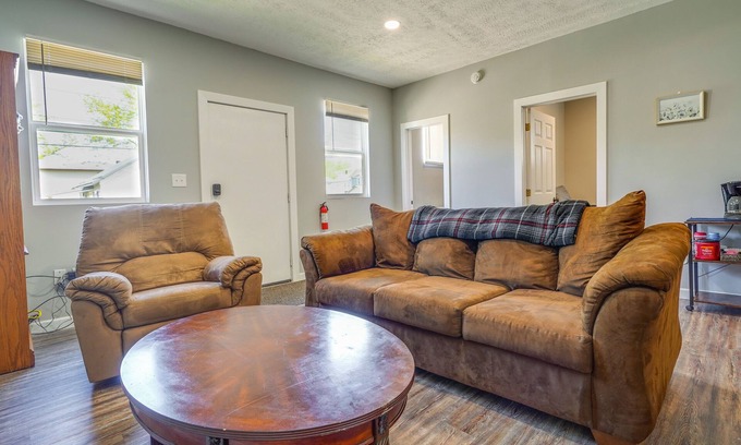 Zanesville Apartment | Zanesville Vacation Rental Near Downtown