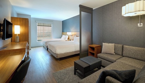 Room, 2 Queen Beds (High Floor, With Sofa Bed)