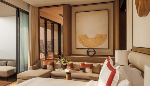 Marina Terrace Room with Marina & Dubai Skyline Views - includes Large Private Terrace (22 sqm)