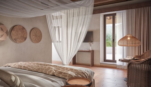 Junior Room, Hot Tub, Garden View
