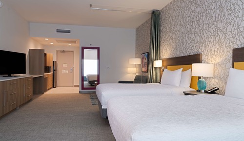 Studio, 2 Queen Beds, Accessible (Hearing)