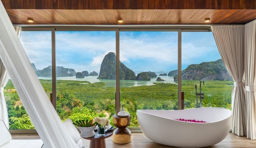 Luxury Villa, 1 King Bed, Bathtub, Sea View
