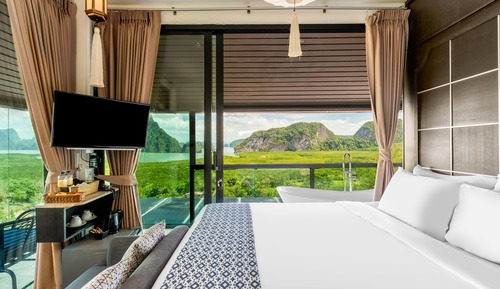 Panoramic Room, 1 King Bed, Bathtub, Sea View