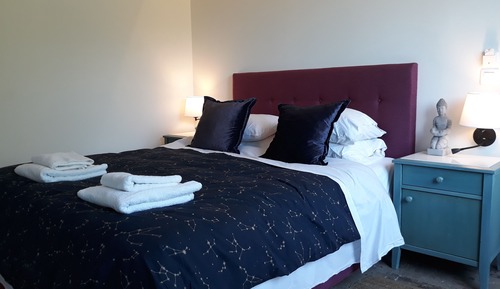 Small & Cozy Double Room 1 King Bed  Garden View