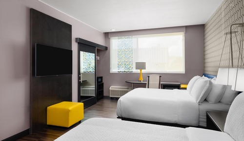 Standard Room, 2 Queen Beds, Non Smoking, Refrigerator & Microwave