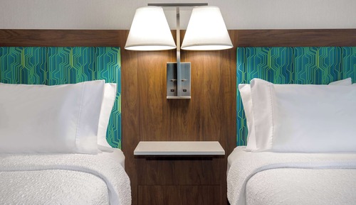 Two Queen Beds, Non-Smoking, Roll In Shower