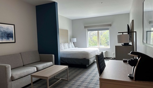 Suite, 1 King Bed with Sofa bed, Non Smoking, Refrigerator & Microwave (with Sofabed)