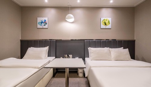 Room (Twin (Styler 65" TV 1 pc of badge))