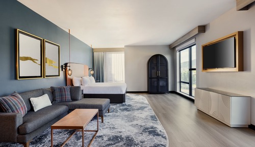 Suite, 1 King Bed, Mobility Accessible (Roll-In Shower)