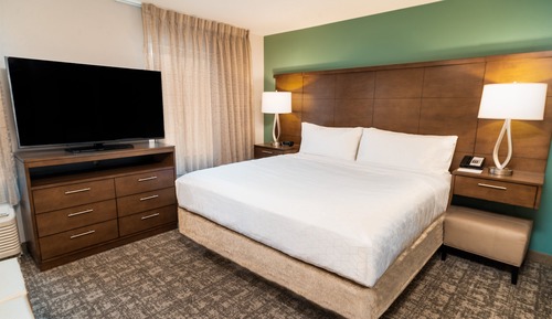 Studio Suite, 1 King Bed, Accessible, Kitchen (Mobility Roll-In Shower)