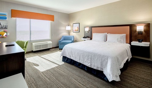 Room, 1 King Bed, Refrigerator & Microwave