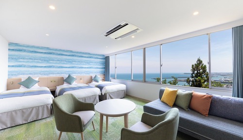 [Ocean View] Deluxe Family Room (With private bathroom) (Non-smoking)