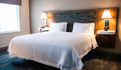 Room, 1 King Bed, Refrigerator & Microwave