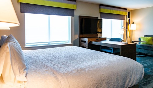 Suite, 1 King Bed, Accessible, Refrigerator & Microwave