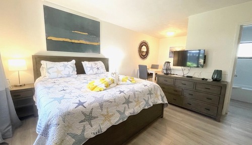 Studio Suite, 1 King Bed, Kitchen