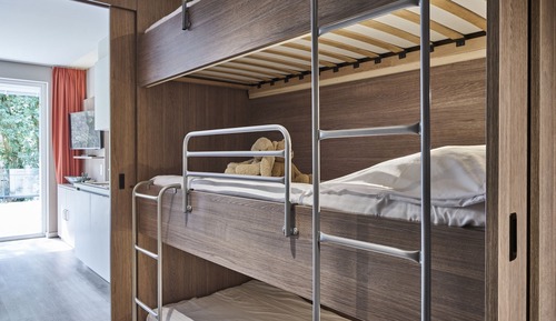 Family apartment - 11p | 2 Bedrooms - 2 sleeping corners with 2 triple bunk bed for children | infra