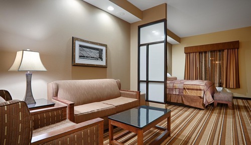 Suite, 1 King Bed, Non Smoking, Refrigerator & Microwave (with Sofabed)