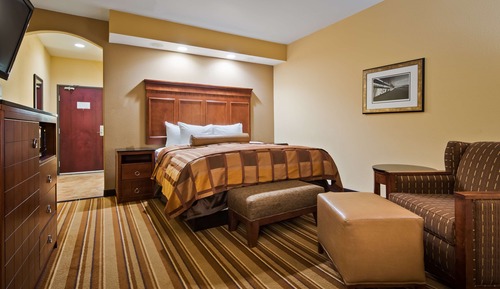 Standard Room, 1 King Bed, Non Smoking, Refrigerator & Microwave (Shower Only)