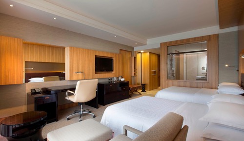 Room, 2 Queen Beds, Non Smoking, Pool View