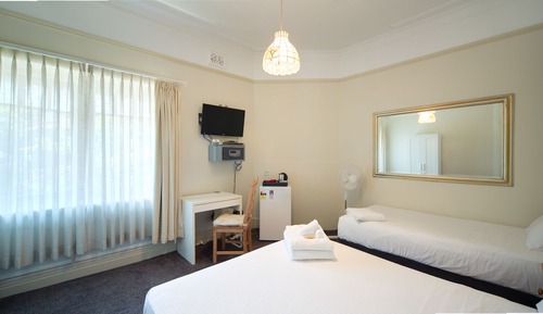 Family Room, Shared Bathroom