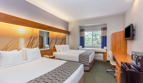 Room, 2 Queen Beds, Non Smoking, Refrigerator & Microwave