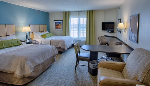 Studio Suite, 2 Queen Beds, Mobility Accessible (Accessible Tub)