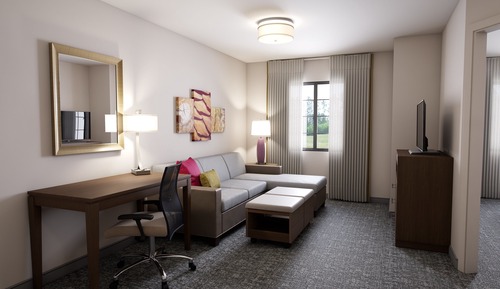Suite, 1 Bedroom, Accessible, Kitchen (Hearing)