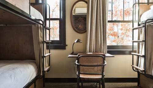 Basic Shared Dormitory, 1 Twin Bed, Shared Bathroom (Bunk in a 16 Bunk Room)
