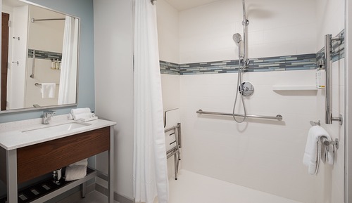 Suite, 1 King Bed, Mobility Accessible (Transfer Shower)