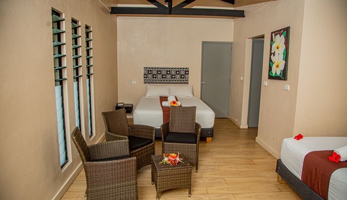 Family Room with Mountain View