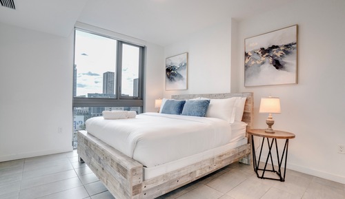 Deluxe Condo, Balcony, City View