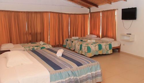 Quadruple Room, Sea View