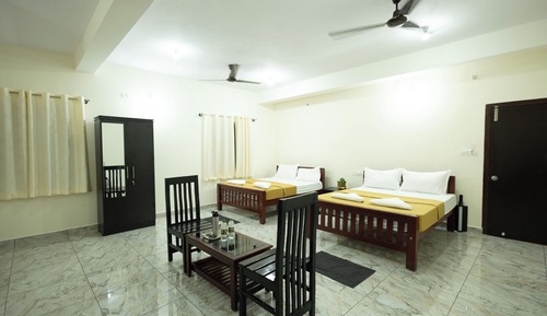 Quadruple Room, Balcony, Garden View