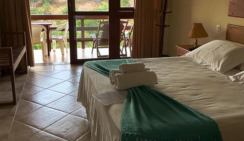 Standard Double Room Single Use, 1 Queen Bed, Lanai, Mountain View