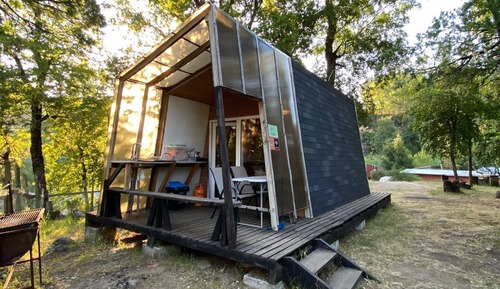 Cabin, Balcony, River View