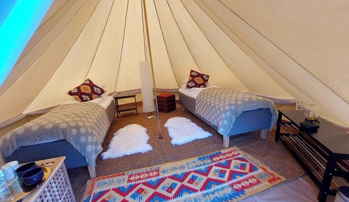 Deluxe Tent, Patio, Mountain View