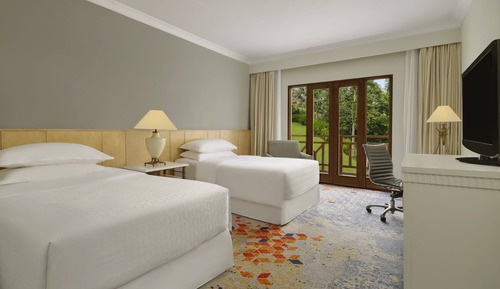 Deluxe Twin Room, Balcony, Garden View