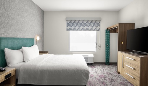 Suite, 1 King Bed, Accessible (Mobility & Hearing, Roll-In Shower)