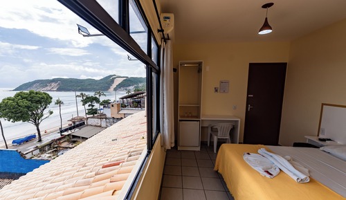 Double Room, Private Bathroom, Beach View
