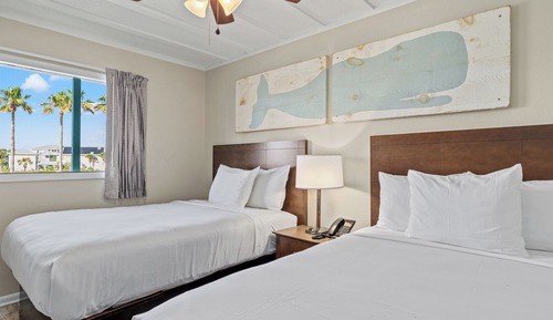 2 Bedroom Suite Four Double Beds w/ Sofa Sleeper Pool View Groundfloor