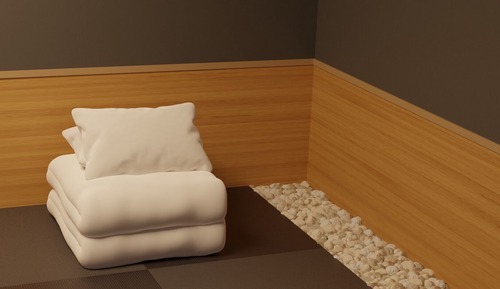 Deluxe Double Room, Japanese Futon, Non Smoking, Courtyard View