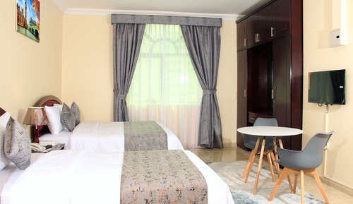 City Twin Room, Sea View