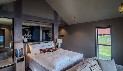 Private suite with ocean view