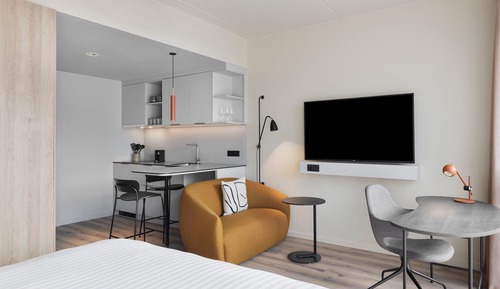 Studio, 1 Queen Bed, Non Smoking, Courtyard View